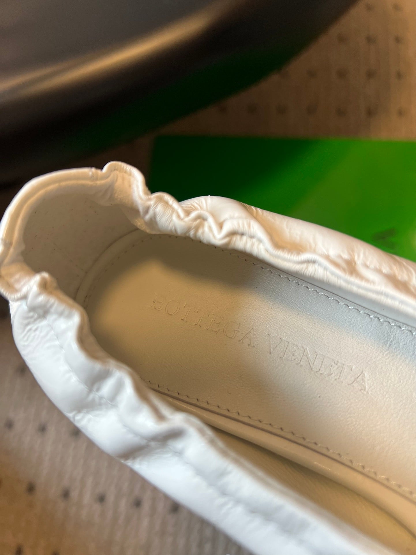 BOTTEGA VENETA 26S HIGH HEELS 40 MM IN WHITE CALFSKIN