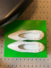 BOTTEGA VENETA 26S HIGH HEELS 40 MM IN WHITE CALFSKIN