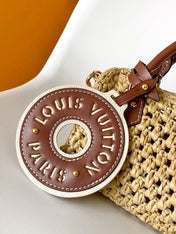 NANO SPEEDY 16 IN RAFFIA GOLD HARDWARE