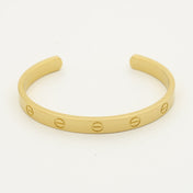 LOVE BRACELET 6.1MM OPEN CUFF GOLD