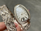 SERPENTI SPIGA 35 SILVER BLACK DIAL