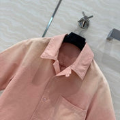Loewe Denim Set Cotton Rough Peach