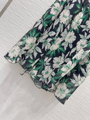 Loewe 2025 Floral Skirt Polyester Fiber