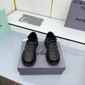 TOM FORD 26S HOGAN SNEAKERS IN BLACK CALFSKIN AND SUEDE
