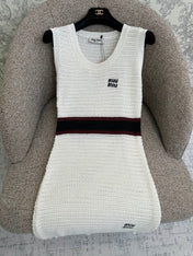 MIUMIU 26S SLEEVELESS KNIT DRESS STYLE 1110