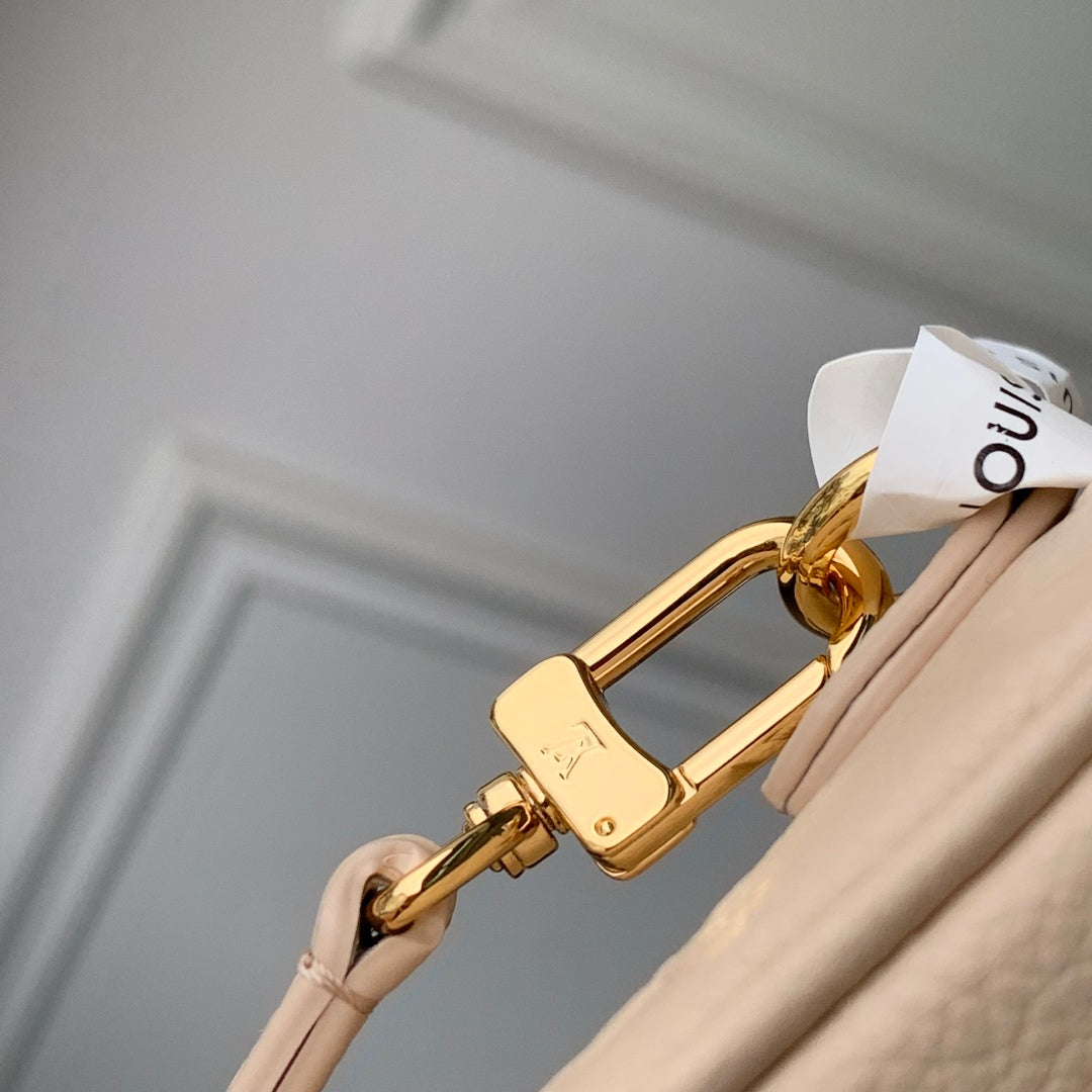 MINI BUMBAG 17 IN NUDE PINK EMBOSSED MONOGRAM EMPREINTE CALFSKIN