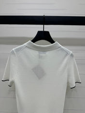 MIUMIU SHORT-SLEEVE KNIT POLO 269424