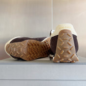 TOM FORD 26S SNEAKERS IN DARK BROWN SUEDE