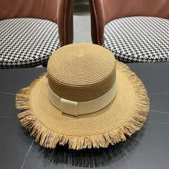 WIDE BRIM HAT MODEL 651885 IN NAUTRAL WOVEN STRAW