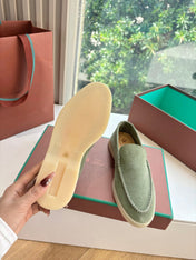 LP LOAFERS 25S IN OLIVE GRAY CASHMERE