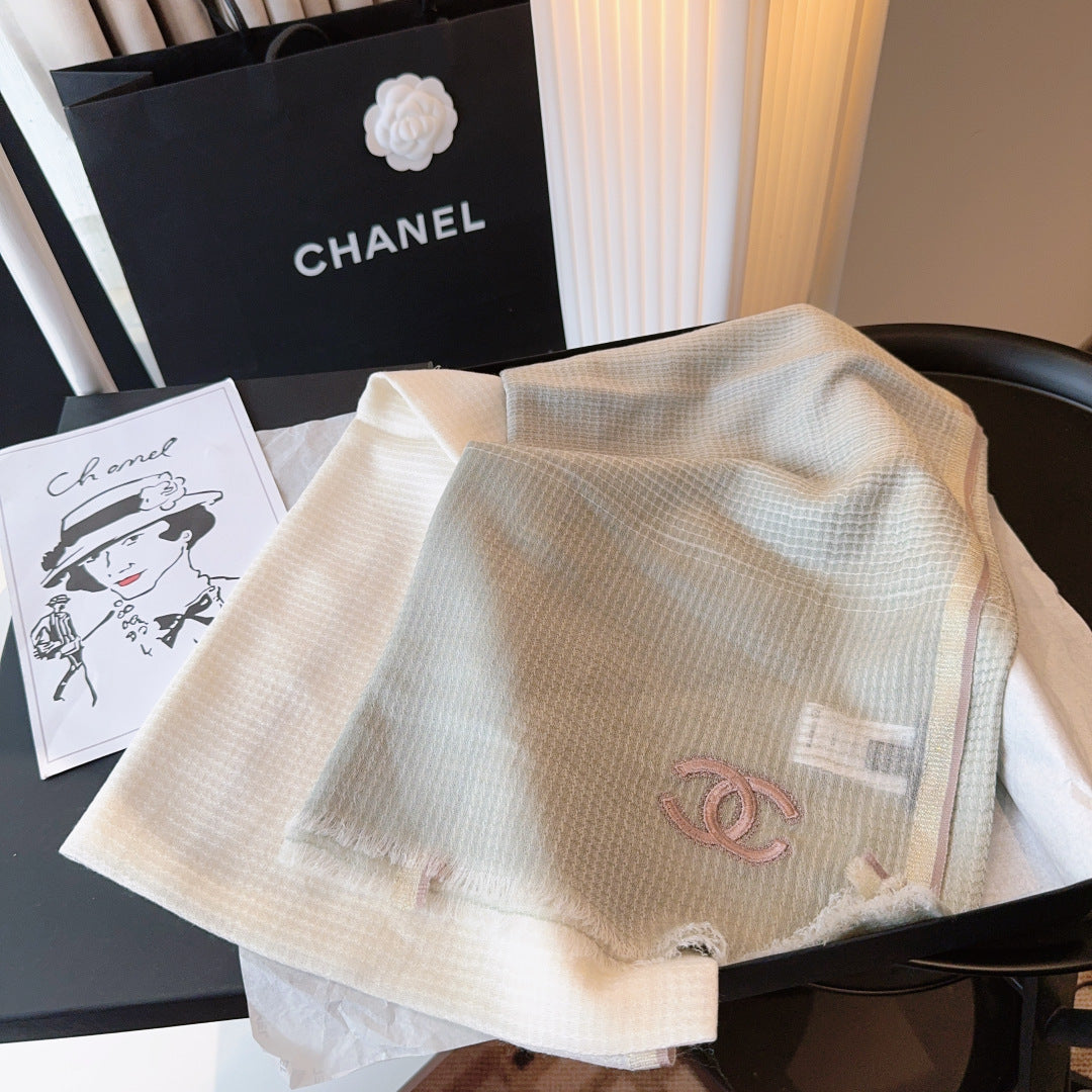 CHANEL 25S SCARF 200 CM IN CASHMERE 942959