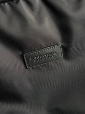 BOTTEGA VENETA 25S ODYSSEY CABIN 3D INTRECCIO PATTERN LUGGAGE 55 IN BLACK CALFSKIN