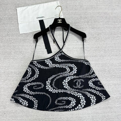 CHANEL HALTER-NECK TOP STYLE 88