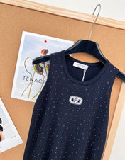 VALENTINO 26S EMBELLISHED SLEEVELESS SWEATER STYLE 87