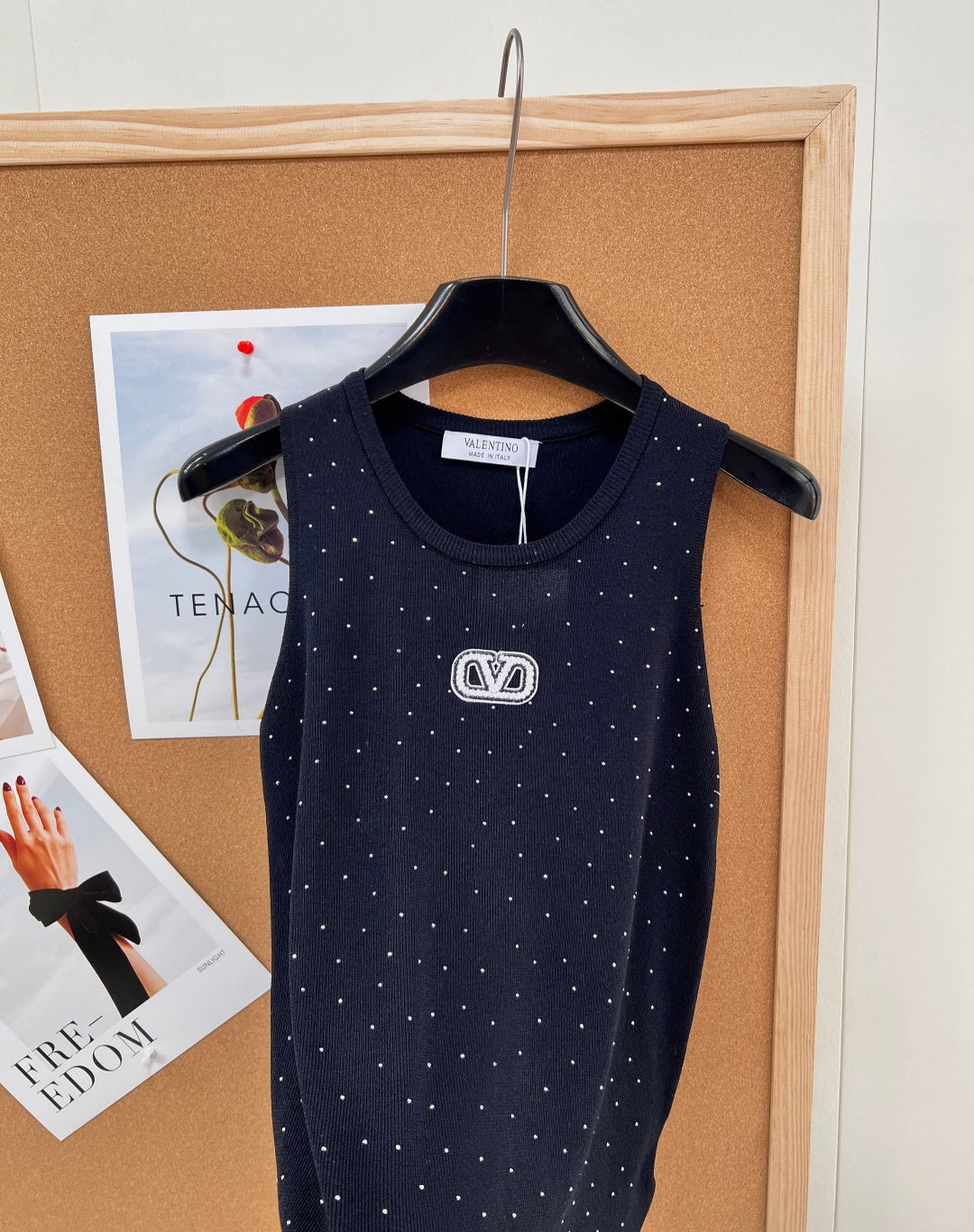 VALENTINO 26S EMBELLISHED SLEEVELESS SWEATER STYLE 87