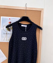 VALENTINO 26S EMBELLISHED SLEEVELESS SWEATER STYLE 87