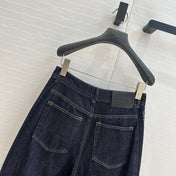 Loewe 25 Sickle Jeans Dark Blue Denim Cotton