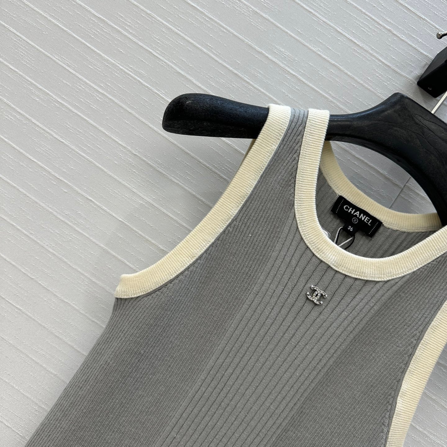 CC 25 Knitted Dress gray Cotton