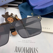 RECTANGULAR FRAME SUNGLASSES G7809 IN METAL