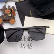 RECTANGULAR FRAME SUNGLASSES G11363 IN METAL