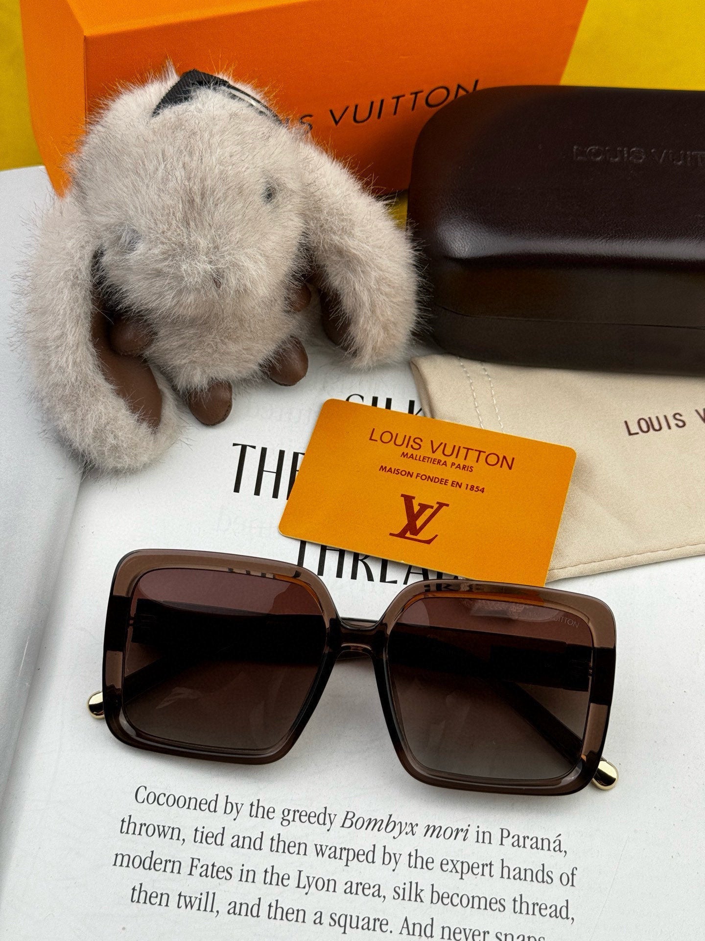 LARGE SQUARE SUNGLASS L6250 IN ACETATE