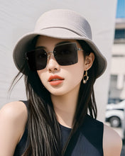 SQUARE SUNGLASS L9612 IN METAL