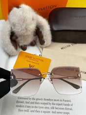 SQUARE SUNGLASS L9612 IN METAL