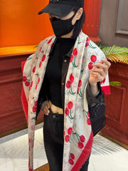 LV SCARF 140 CM IN CASHMERE 721491