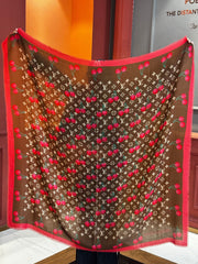 LV SCARF 140 CM IN CASHMERE 721493
