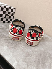 VALENTINO 25S GARAVANI X VANS SNEAKERS IN MULTICOLOR CANVAS