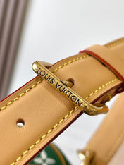 SPEEDY P9 BANDOULIÈRE 25 IN GREEN MONOGRAM CANVAS GOLD HARDWARE