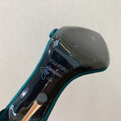 ANKLE SANDAL 10 CM IN GREEN FOREST VELVET AND SILK