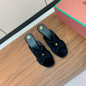 HIGH HEELS 85 MM IN BLACK SUEDE
