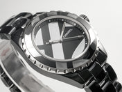 J12 38mm Automatic Limited Untitled H5582 Black Ceramic Black Steel Dial
