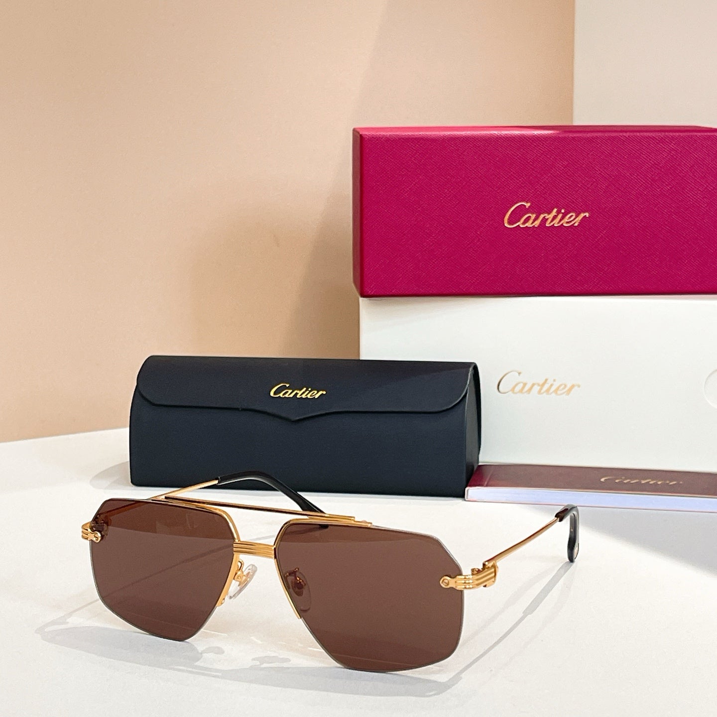 PREMIÈRE PILOT FRAME SUNGLASSES CT0426 IN METAL