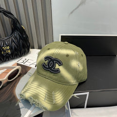 BASEBALL HAT IN OLIVE GRAY JEAN 672990