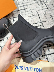 RUBY BOOTS IN BLACK CALFSKIN