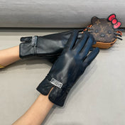 TOUCHSCREEN GLOVES IN BLACK SHEEPSKIN 391498