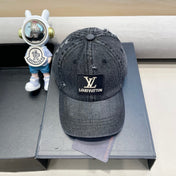 BASEBALL CAP IN DARK GRAY DENIM 406958