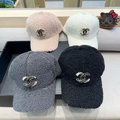 BASEBALL HAT IN MOUSE GRAY LAMB FUR 424254