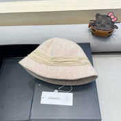 BUCKET HAT IN BISQUE BEIGE WOOL BLEND 426246