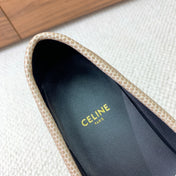 LUCO LOAFER WITH FRINGES IN KHAKI BROWN LAMBSKIN