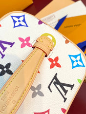 NICE BB 20 IN MULTICOLOR MONOGRAM CANVAS GOLD ZIPPER