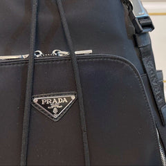 BUCKLE BACKPACK 45 IN BLACK RE-NYLON FABRIC