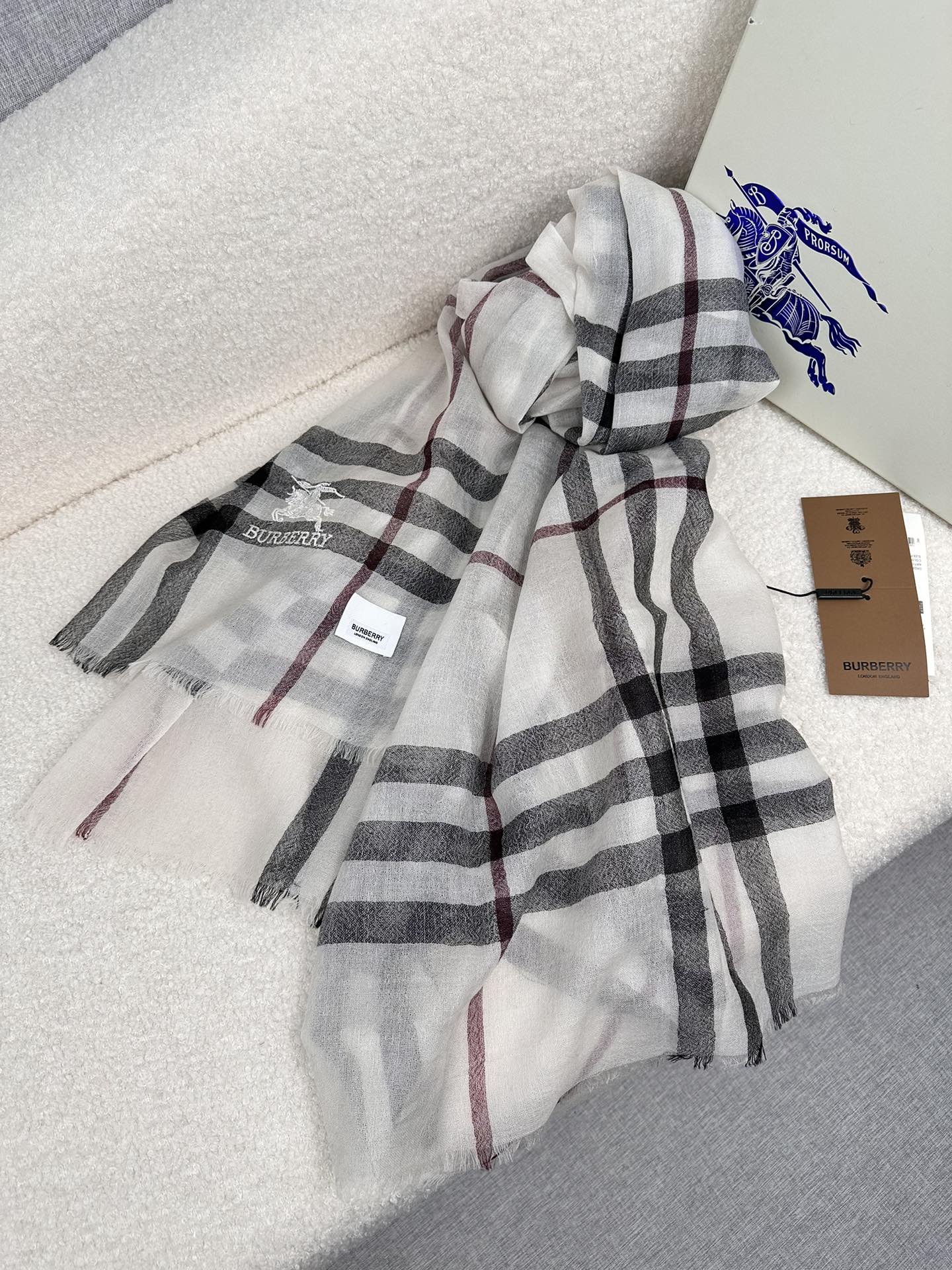 BBR SCARF 220 CM IN CASHMERE 490971