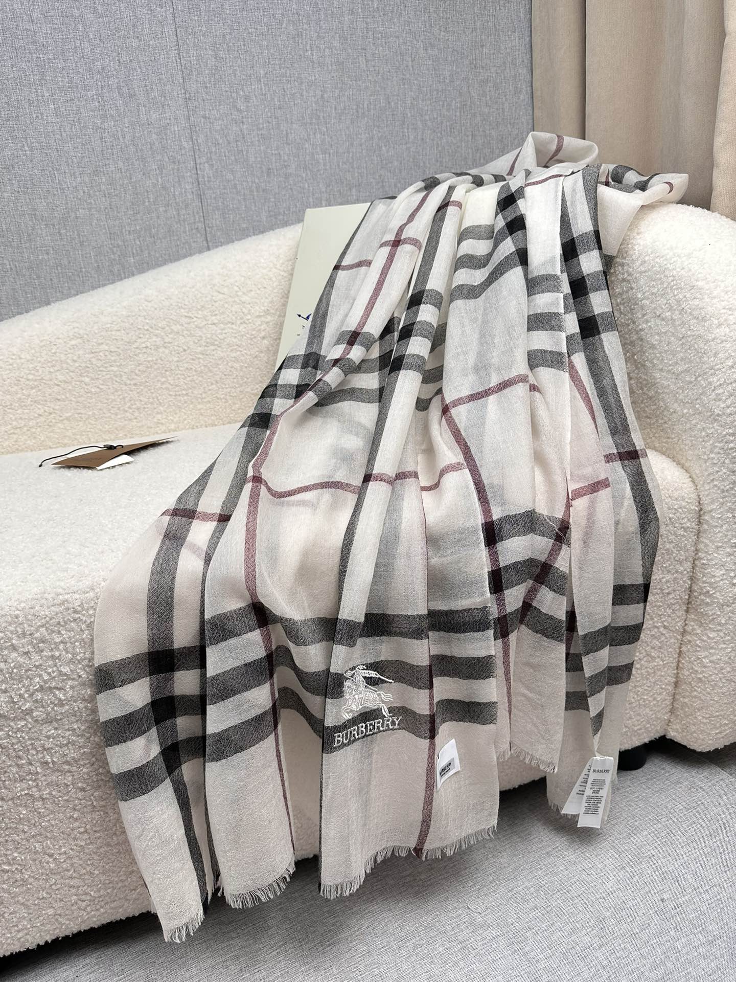 BBR SCARF 220 CM IN CASHMERE 490971