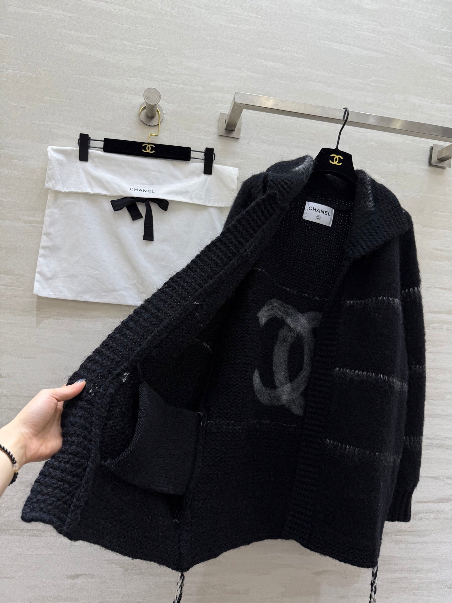 CHANEL 26S SHEARLING JACKET 742