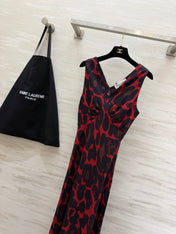 YSL 26S V-NECK MAXI DRESS 276