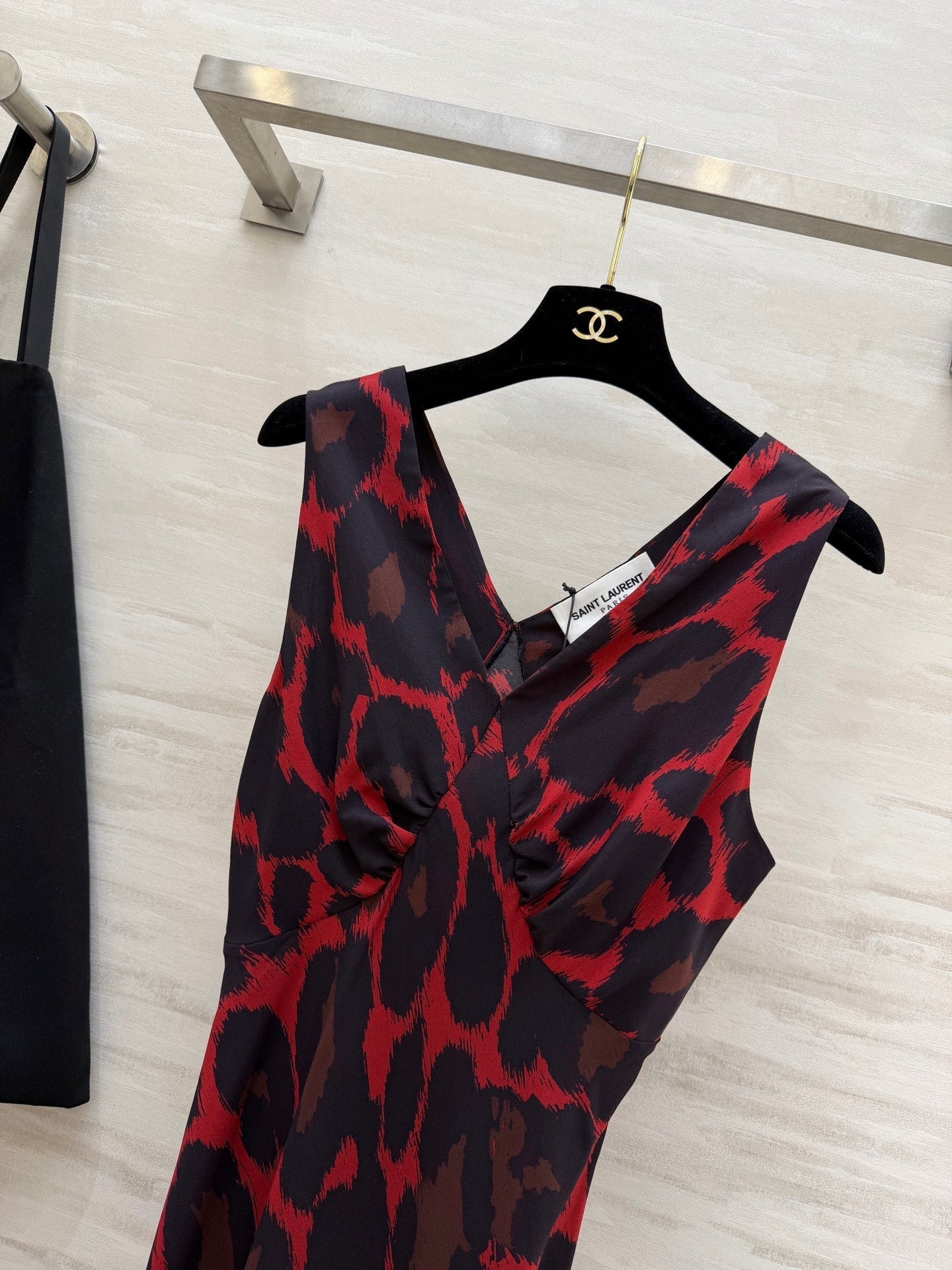 YSL 26S V-NECK MAXI DRESS 276