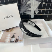 BLACK FABRIC HAIRBAND 423658